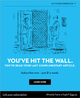 The New Yorker Paywall