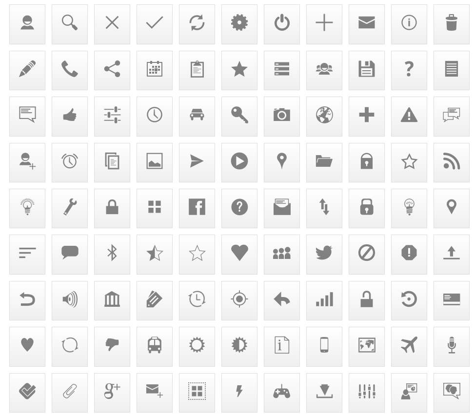 Download 11 Free Mobile Icon Sets To Use In Your App Sitepoint