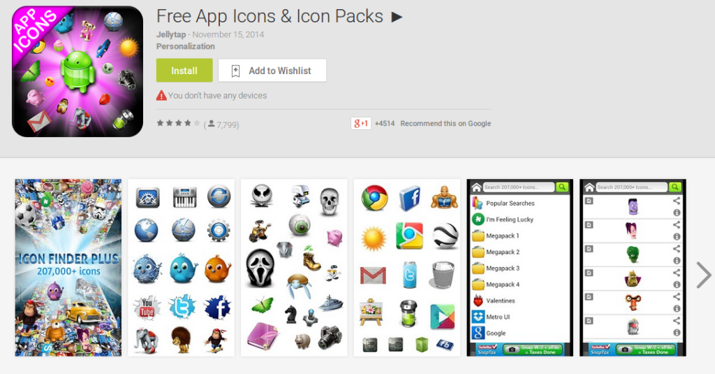 More Free Android Icons