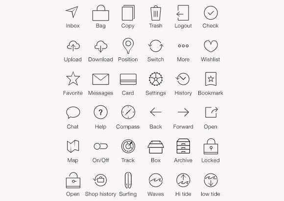 iOS7 Tab Bar Icons