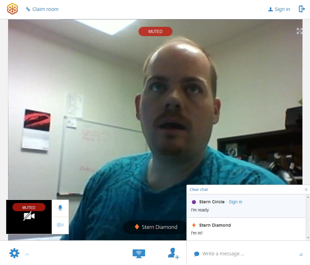 Video chat in GoToMeeting