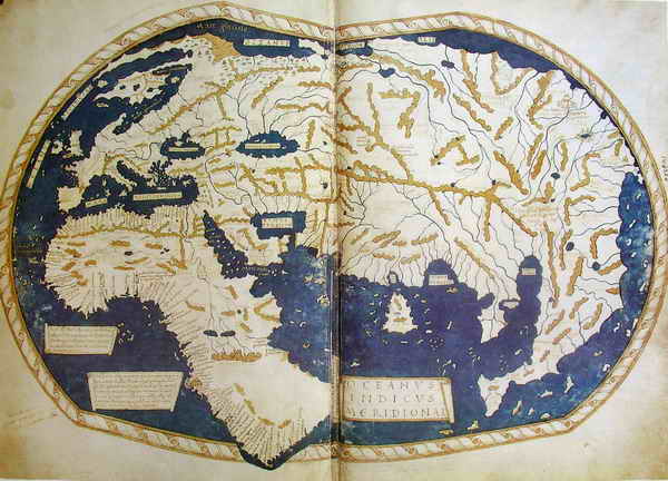 HENRICUS MARTELLUS WORLD MAP
