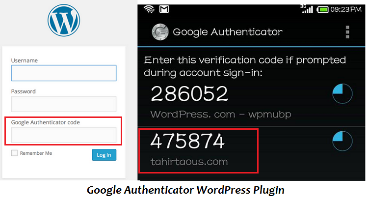 Google Authenticator for WordPress