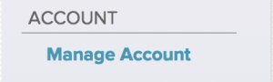 Manage Account