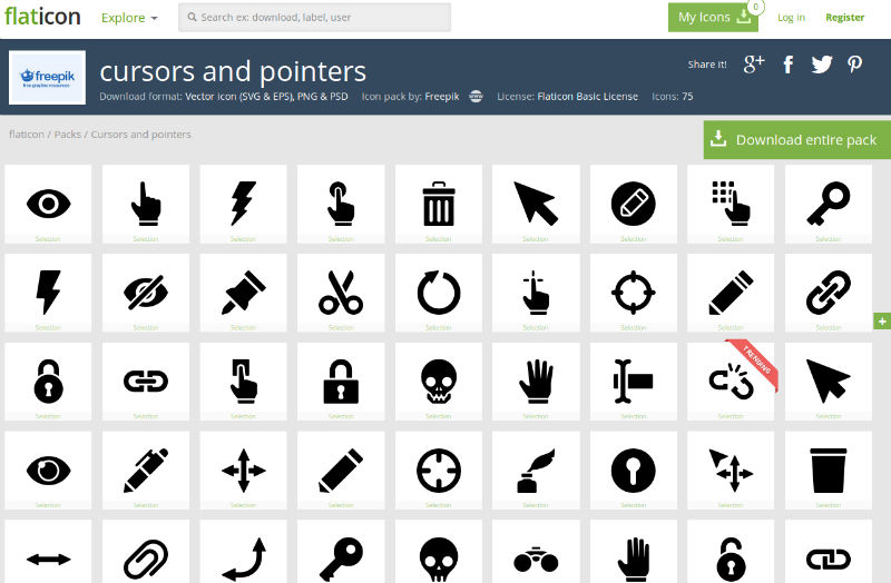 10 Quality Free Flat Icon Sets For Your Designs Sitepoint