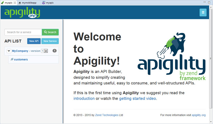 Apigility Editor