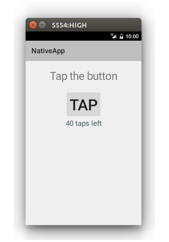 NativeApp default preview