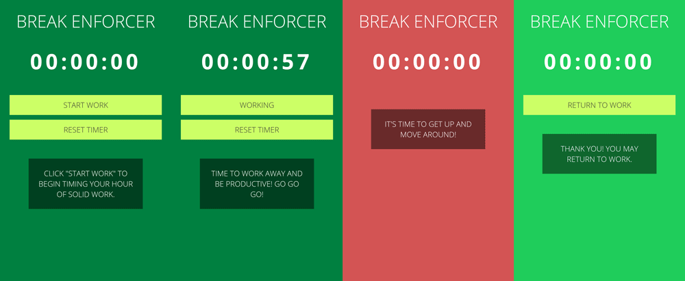 Break Enforcer Running App