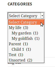 Dropdown List