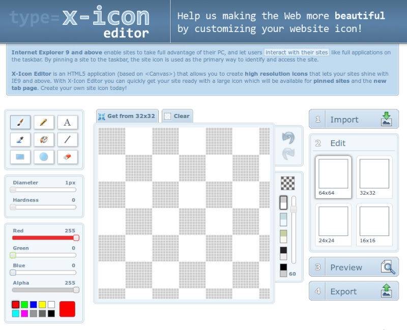 X-Icon Editor