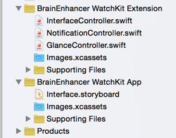 Resulting folder structure