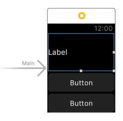 Add label and buttons