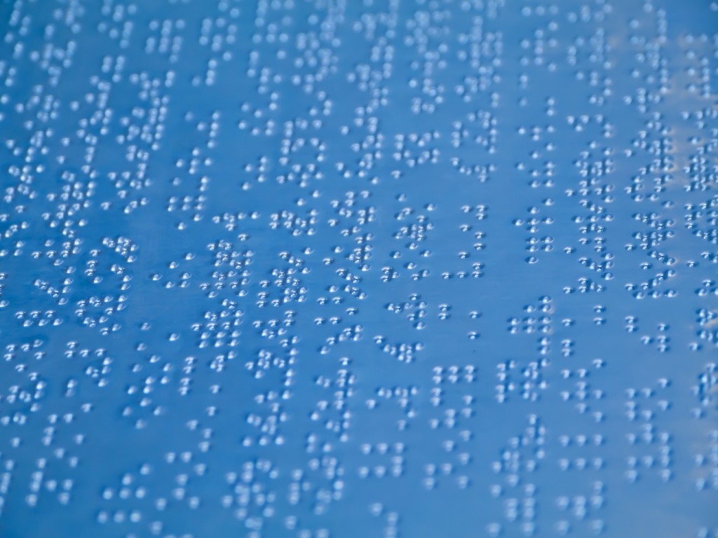 Stock Image of Braille Code