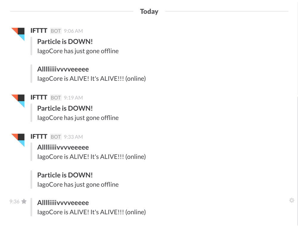 Slack and Particle In Action