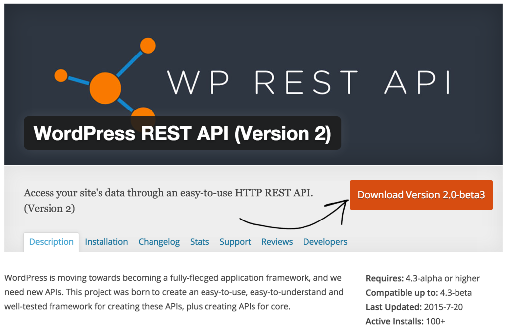 WP REST API WordPress plugin download