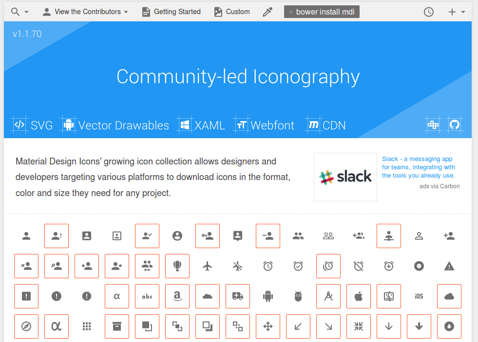 Material Design Icons