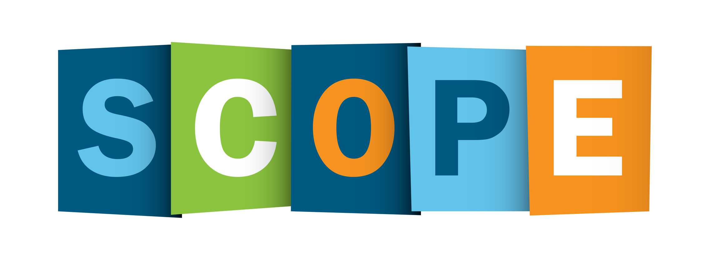 SCOPE Overlapping Letters Vector Icon