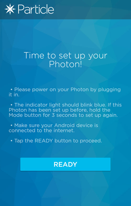 Preparing Your Photon App Screen