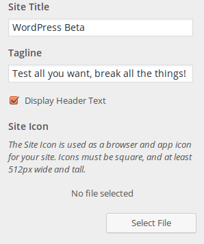 set site icon