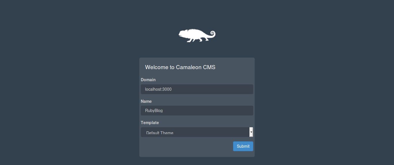 camaleon-welcome