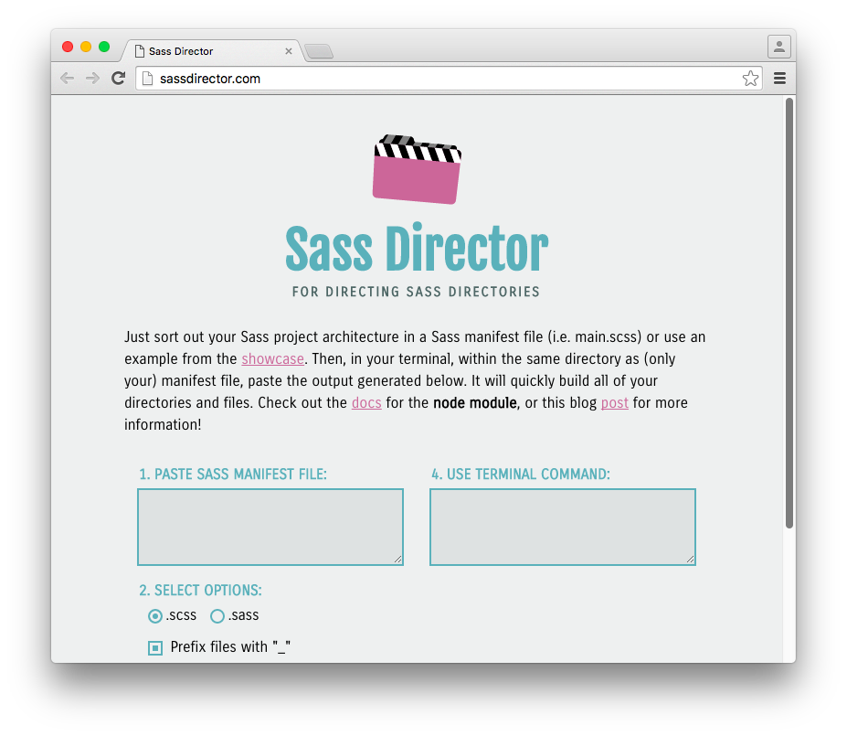 Sass Director