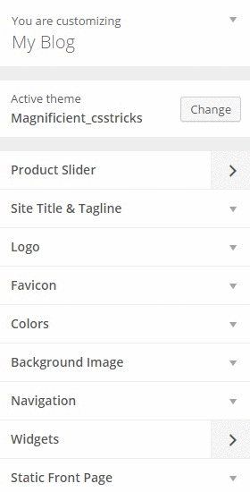 Selecting the Custom Homepage for the static Front Page