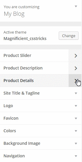 Adding fields to the product details