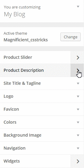 Adding fields for the product description