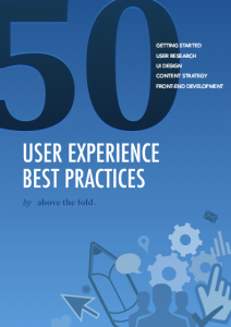 50 User Experience Best Practices