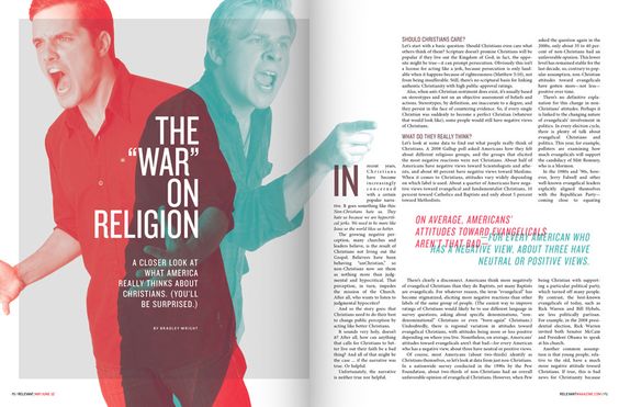 Creative use of pull quotes: The War on Religion<