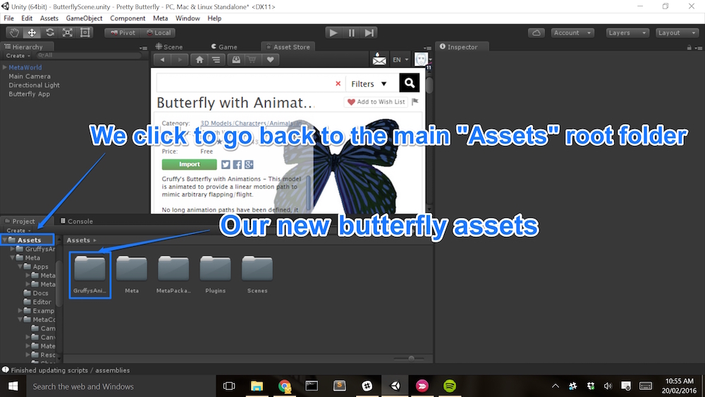 Our new butterfly assets
