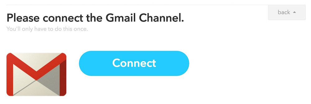 Connecting Gmail channel