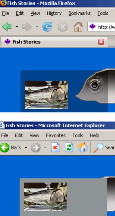 Nightmares: When Internet Explorer couldn’t handle PNGs properly.