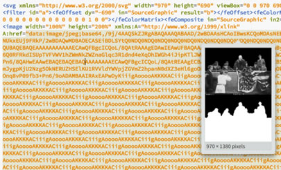 Brackets live preview of the encoded image