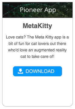 My MetaKitty app in the Dev Center