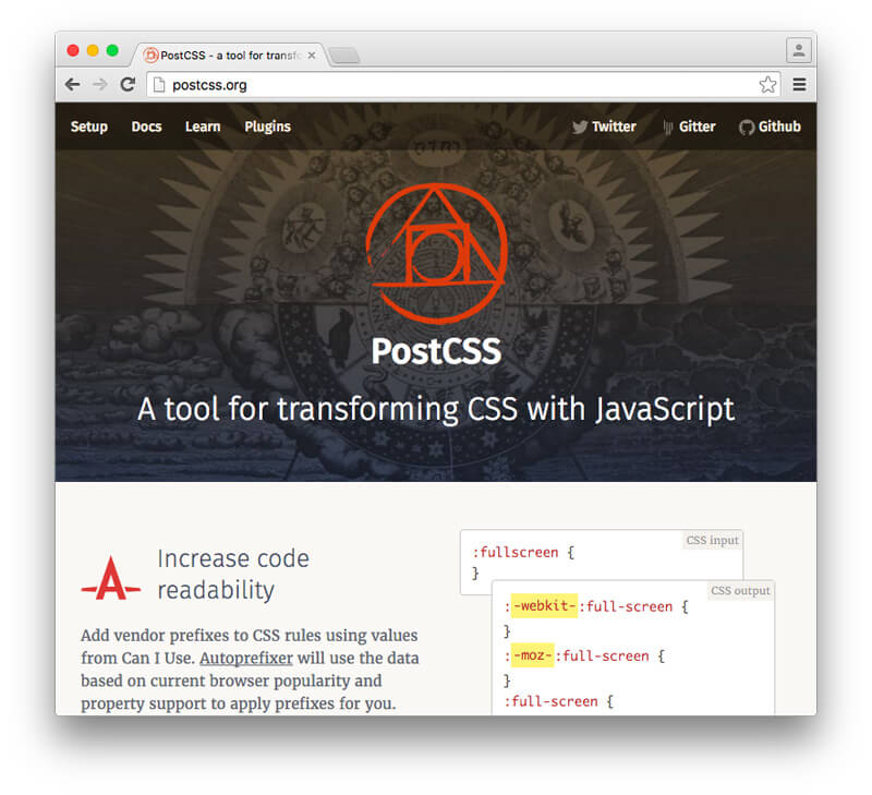 PostCSS website