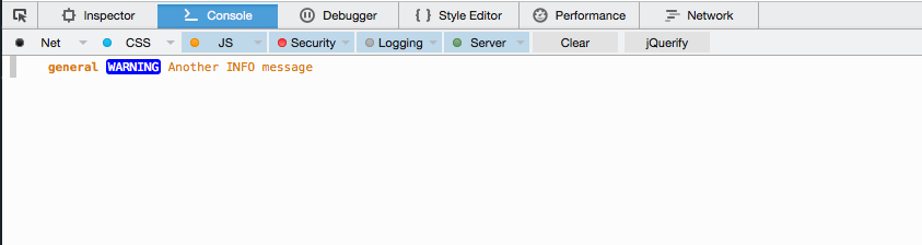 Browser log