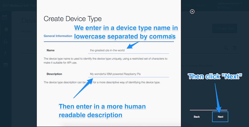 Adding our device type details