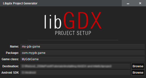 libGDX Project Setup