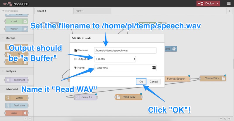 Changing our audio reading settings