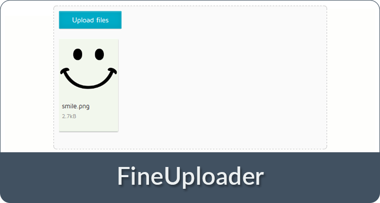 FineUploader Screenshot