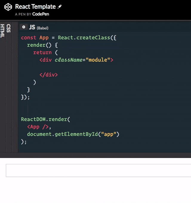 codepen todolist react