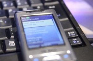 SMS on a Nokia feature phone