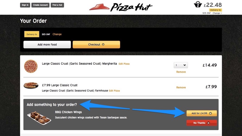 Pizza Hut Online Point of Sale