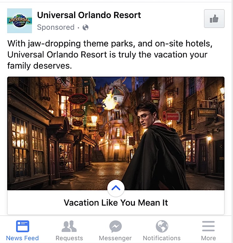 Universal's Canvas Ad