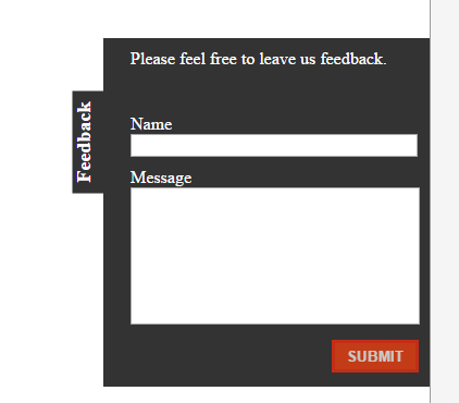 A feedback form widget, which is going to be monkey patched