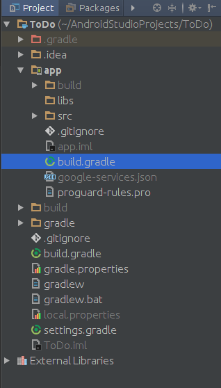 App-level Gradle File