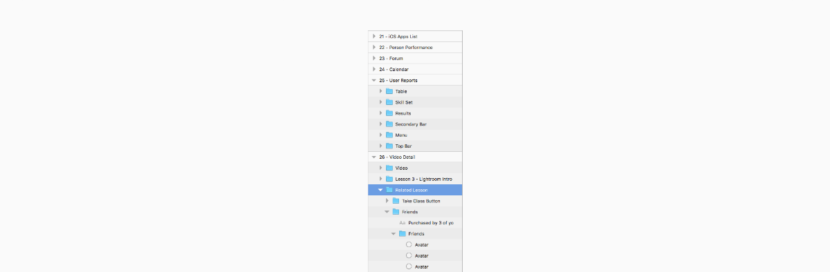 Dashboard UI Kit — Folders Structure