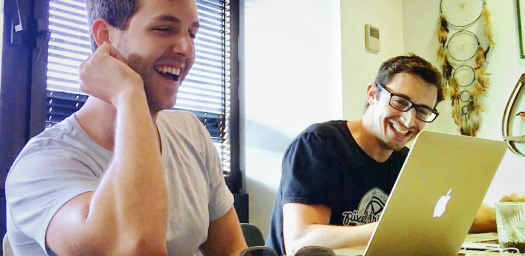 Hacking UI and Side Project Accelerator Co-Founders David Tintner (Left) and Sagi Shrieber (Right). Photo: Hacking Ui