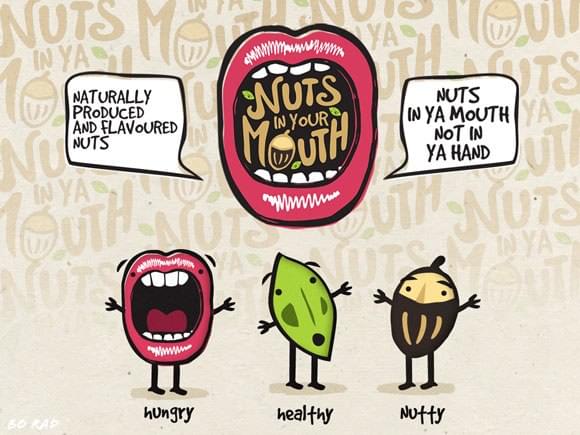 Logo design for Nuts in Your Mouth